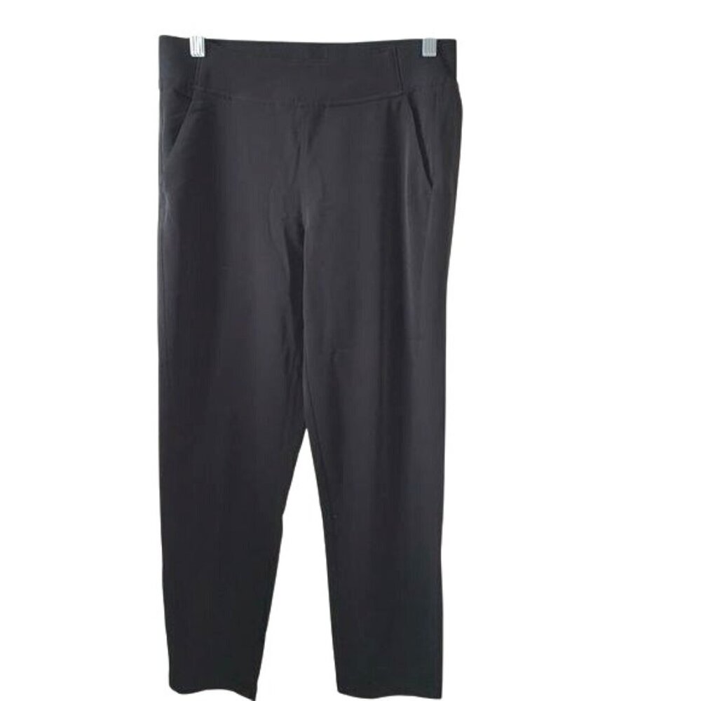 Eddie Bauer Womens Black Performance Pants XS 90% Polyester 10% Spandex Stretch